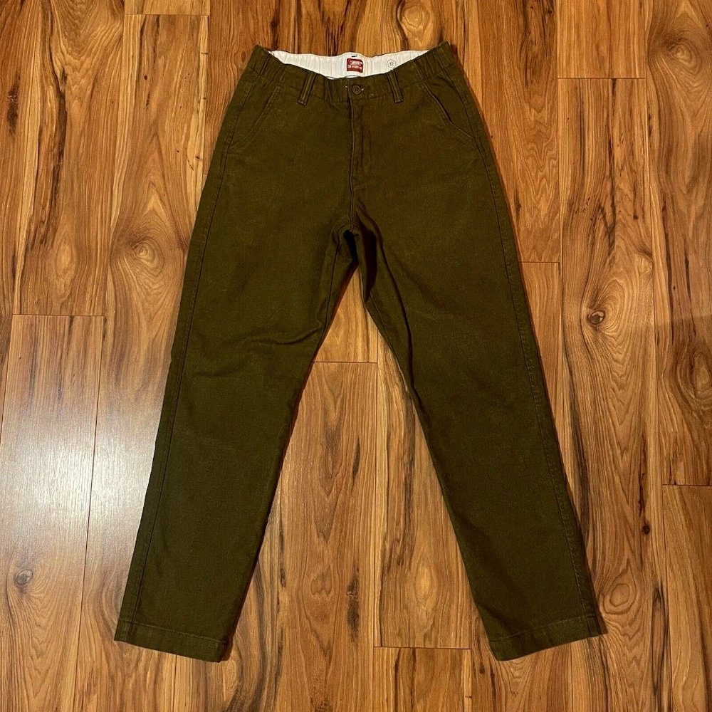Levi’s XX Chino EZ Relaxed Green Stretch Pants Small 30” - 32” Waist
